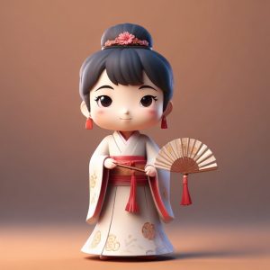 🏮龙年限定·超可爱Q版汉服盲盒！软陶材质国风女孩全身像🔥