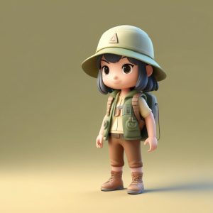 🎒露营探险Q版:指南针与工装裤,准备出发!