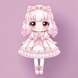 👑洛丽塔Q版：洋娃娃般甜美，蕾丝与褶边控必入！