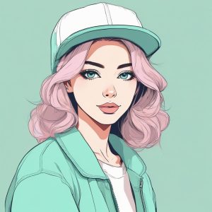 🍬马卡龙甜妹头像🔥纯欲极简风Cel Shading：氛围感拉满的AI肖像画！