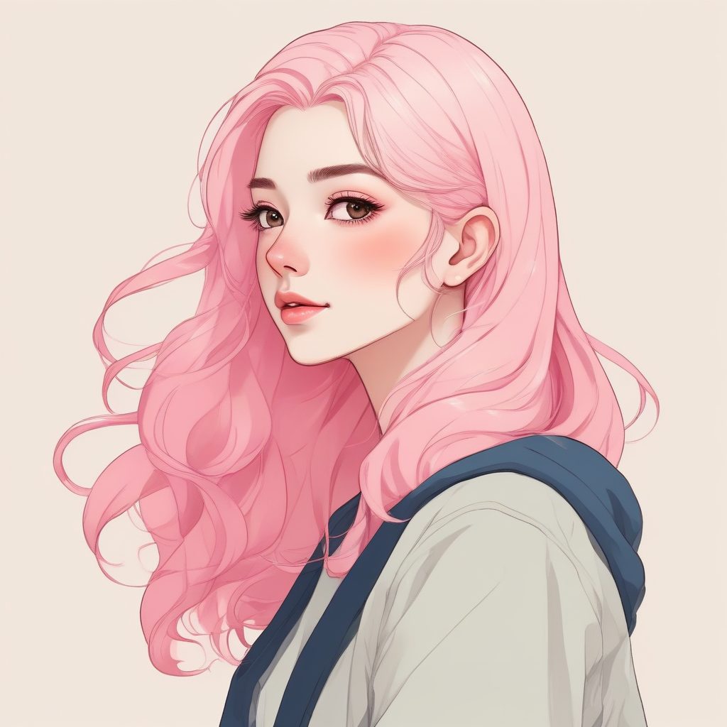 🍰马卡龙治愈系头像！温柔日系极简风格肖像生成🔥