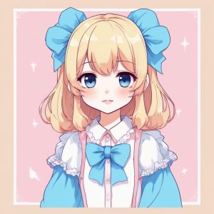 ✨妈生萌系！Chibi女孩的马卡龙穿搭,无辜感暴击头像合集