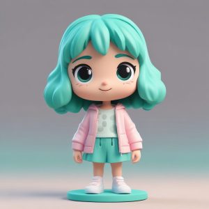 盲盒爆款预定！🔮超甜酷Y2K风Q版潮娃，全身动态头像生成！