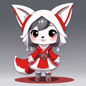 🦊毛茸茸警告！软萌Q版狐耳娘提示词，二次元头像必备！