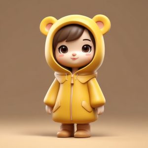 🐻毛茸茸兽耳娘Q版：棕熊主题盲盒，温暖治愈系！🧸