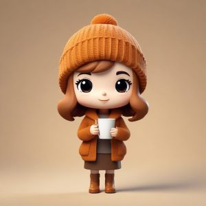 🍂美拉德复古Q版：秋冬氛围感粘土公仔！治愈系头像🤎