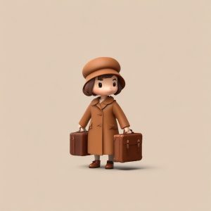 🍁美拉德复古Q版！秋冬棕色系穿搭,高级感头像制作！