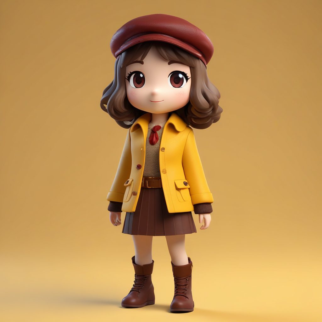 🍂美拉德秋冬氛围感！Q版焦糖棕复古风，高级感配色绝了！