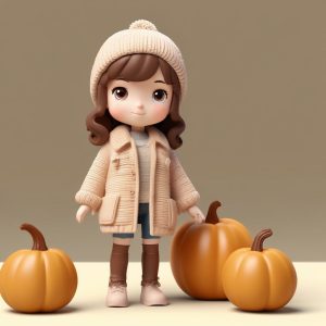 ☕️ 美拉德秋冬复古风Q版！毛线针织材质的盲盒公仔你见过吗？