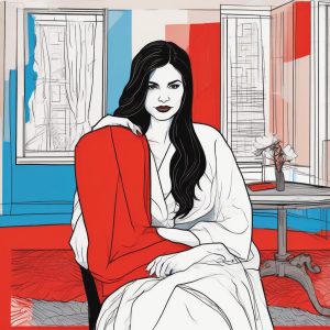 🇺🇸美式复古贴纸风！粗轮廓撞色插画，超级吸睛！