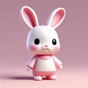 🐰 萌翻全场！Q版兔耳娘盲盒设计，治愈系粉嫩头像来袭！
