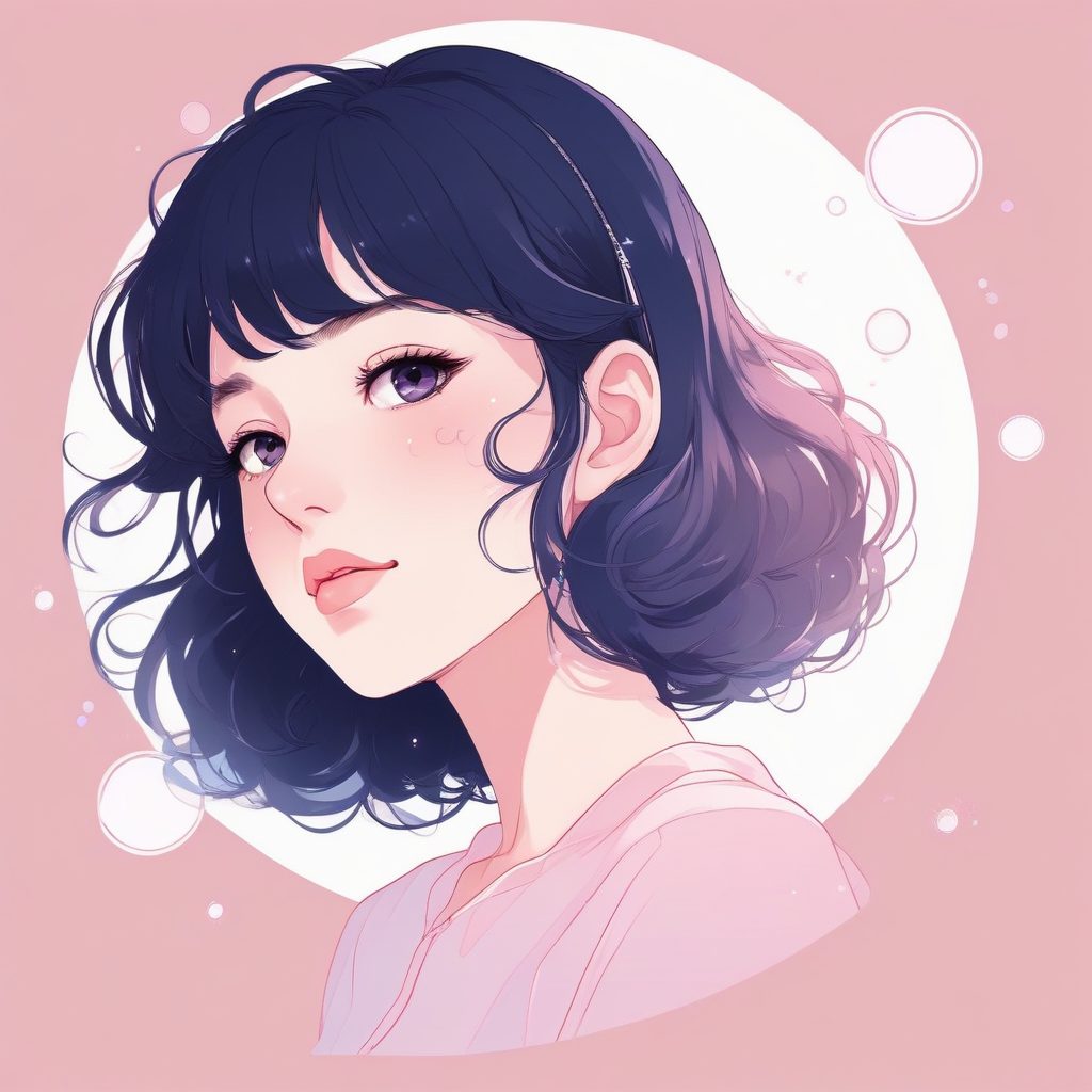 🔮梦幻少女漫：糖果色系漂浮肖像，甜度超标！