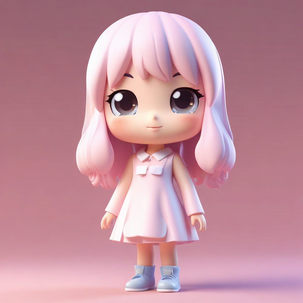 ☁️ 棉花糖质感Q版：温柔渐变色盲盒娃娃太治愈！🍬