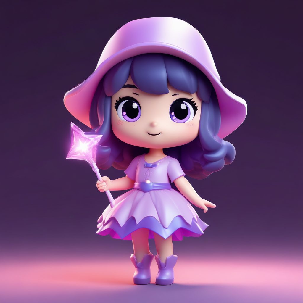 ✨魔法少女Q版变身！星空杖与闪耀裙摆！