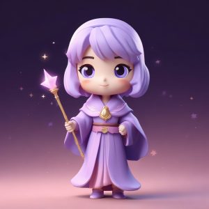 💫魔法少女Q版：星辰主题小魔女，可爱到犯规！✨