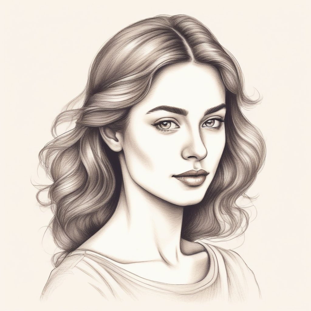 💫 莫兰迪色系高级感插画头像：单人手绘风格，纸质感，柔和边缘✨