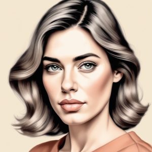 ☕️莫兰迪色系高级感：手绘插画肖像的温柔哲学