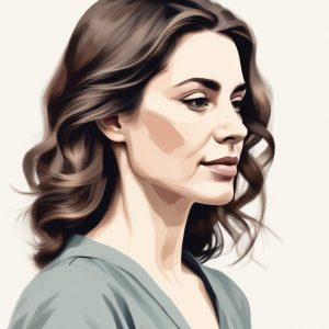 🌰莫兰迪色系！高级感手绘插画肖像，温柔气质瞬间提升！