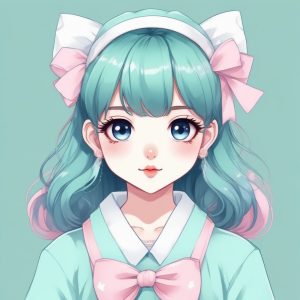 ✏️模拟手绘质感！超萌Chibi女孩的铅笔笔触插画分享