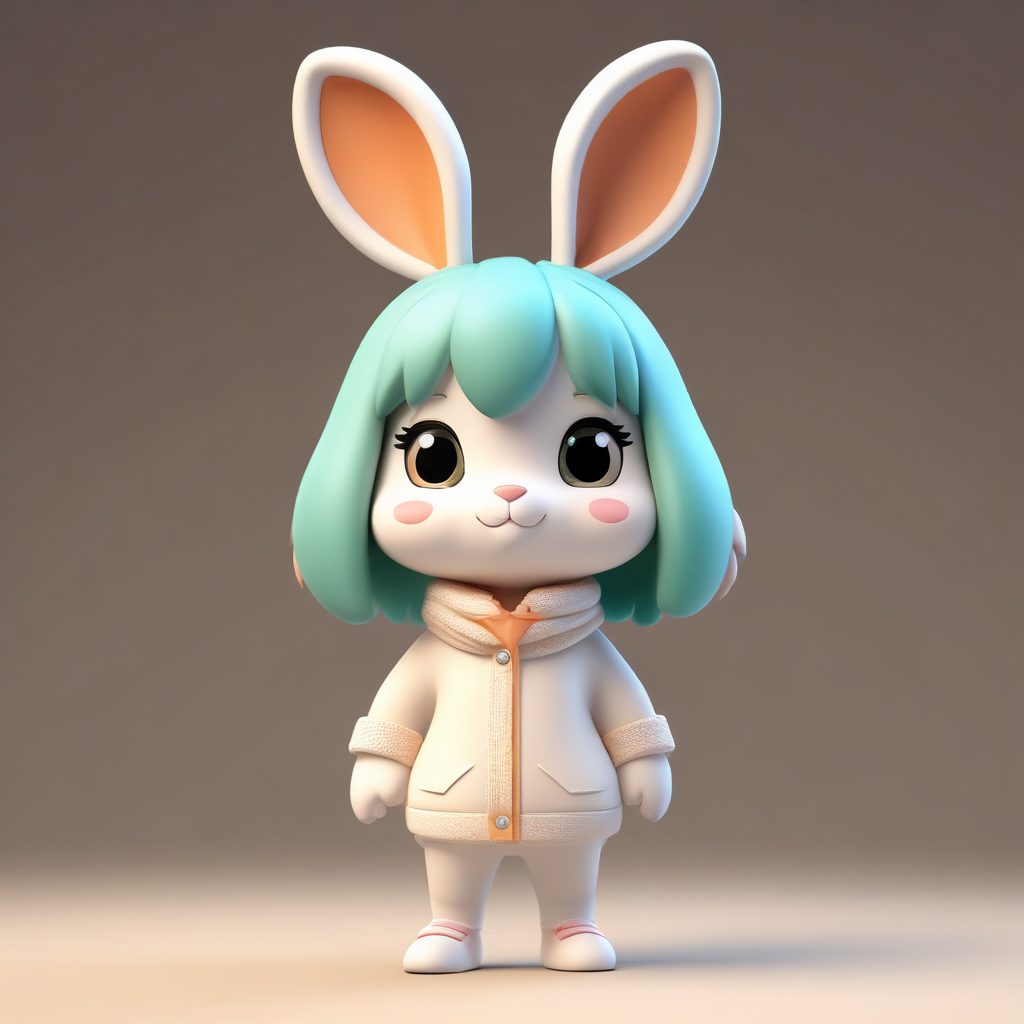 🐇奶油兔耳Q版 | 超级软糯的兔子系少女！🥕