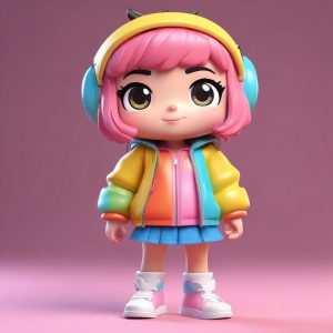 💥黏土Q版盲盒风！一键生成超酷街头风AI头像 | 8K超清3D渲染教程