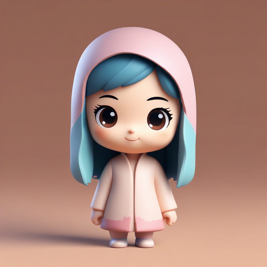 ✨Q版3D盲盒潮玩人物，单人全身立绘，适用于个性头像创作