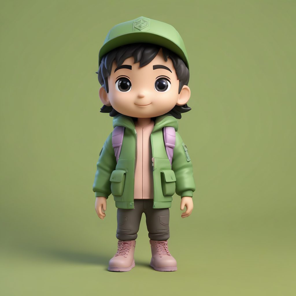 🍂Q版户外机能山系! 秋冬露营穿搭盲盒, 治愈系头像!