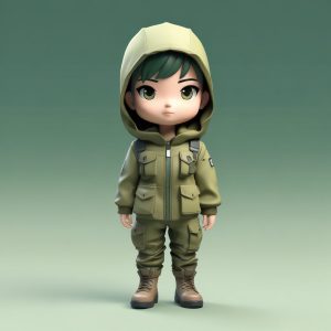 🏕️Q版户外机能山系少女：酷酷的露营盲盒！