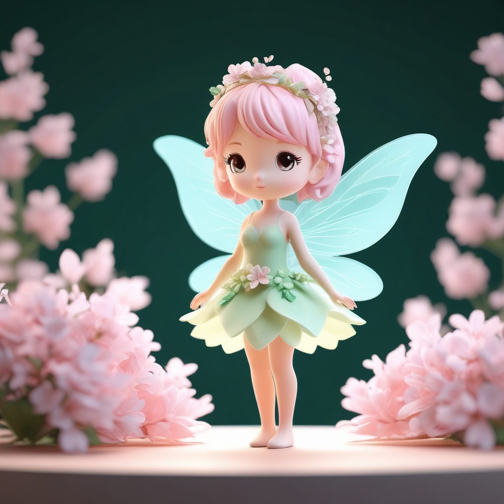 🌸Q版花仙子盲盒: 春日限定马卡龙配色, 仙气飘飘3D头像!