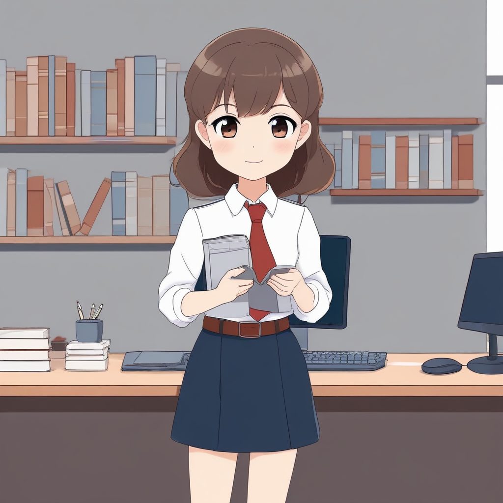 👩‍🏫Q版女教师制服：知性温柔风，职场女性的可爱一面！💼