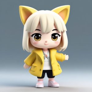 🐾 Q版兽耳娘：软萌猫耳少女盲盒设计太犯规了！🐈