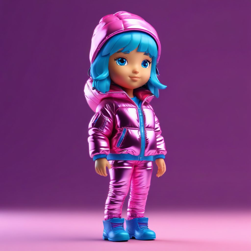 🛸Q版Y2K潮流时尚风! 千禧辣妹3D盲盒, 超高饱和度配色来袭!