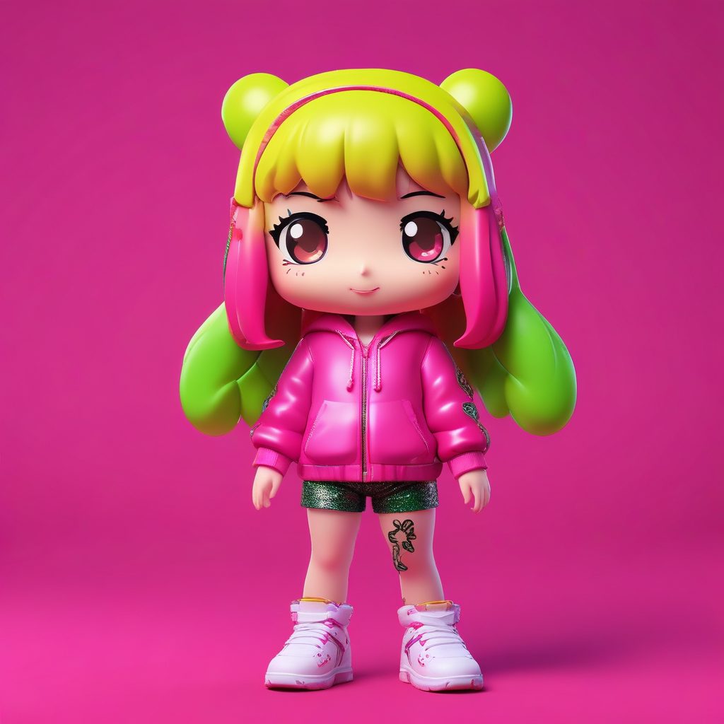 💖千禧复古风再燃！Q版Y2K潮流少女盲盒，高饱和多巴胺穿搭！