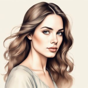 🍵清新淡雅风：极简水彩晕染感手绘头像制作秘诀