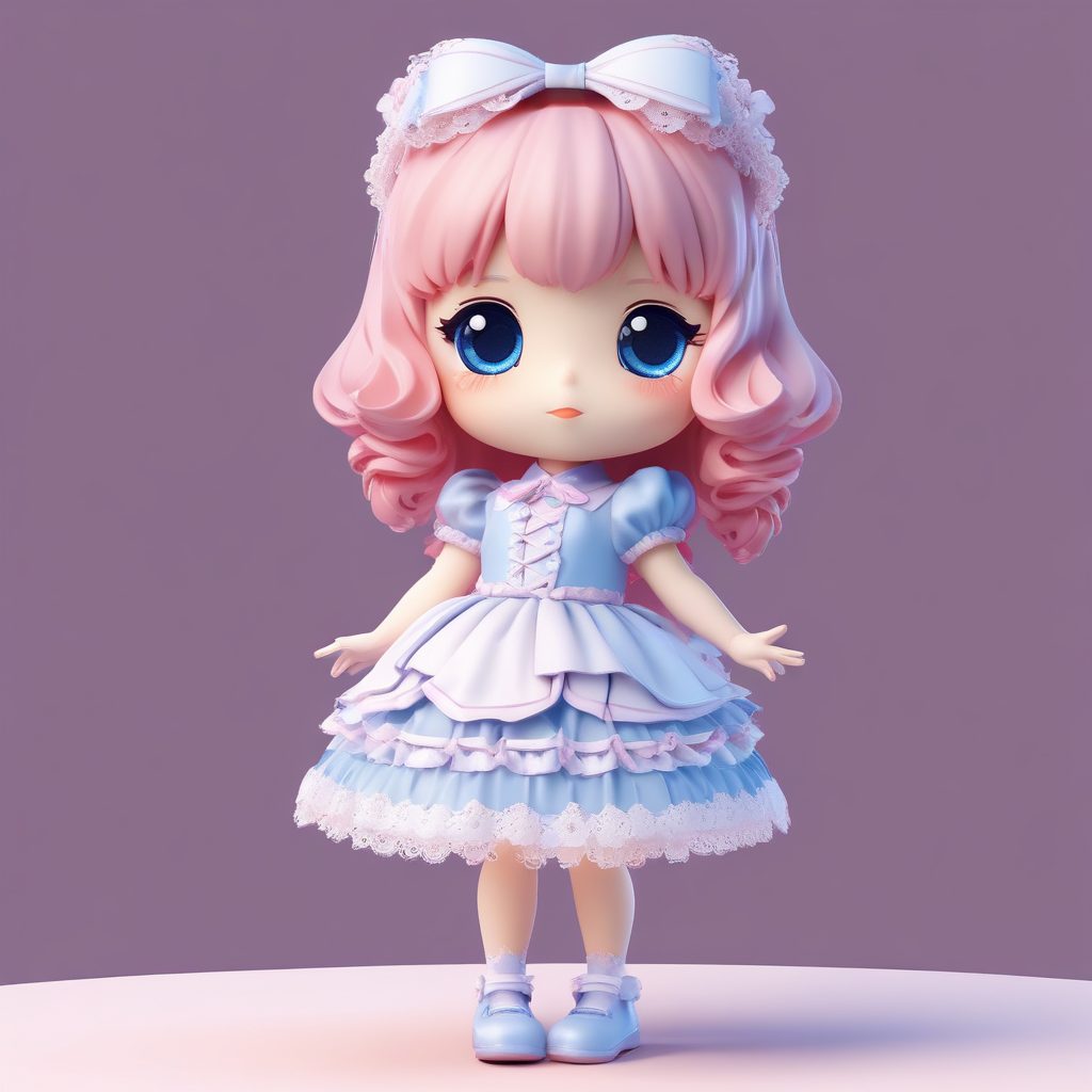 🌸人间甜心！Q版洛丽塔盲盒公仔，蕾丝褶皱细节绝美到爆棚！