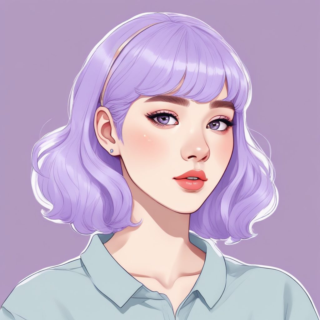 💖日韩潮流美少女肖像：氛围感粉色系，谁用谁美！