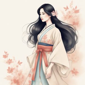 🌸日韩风时尚美少女手绘头像🔥️ 手机壁纸天花板 | Hand drawn illustration with pastel colors