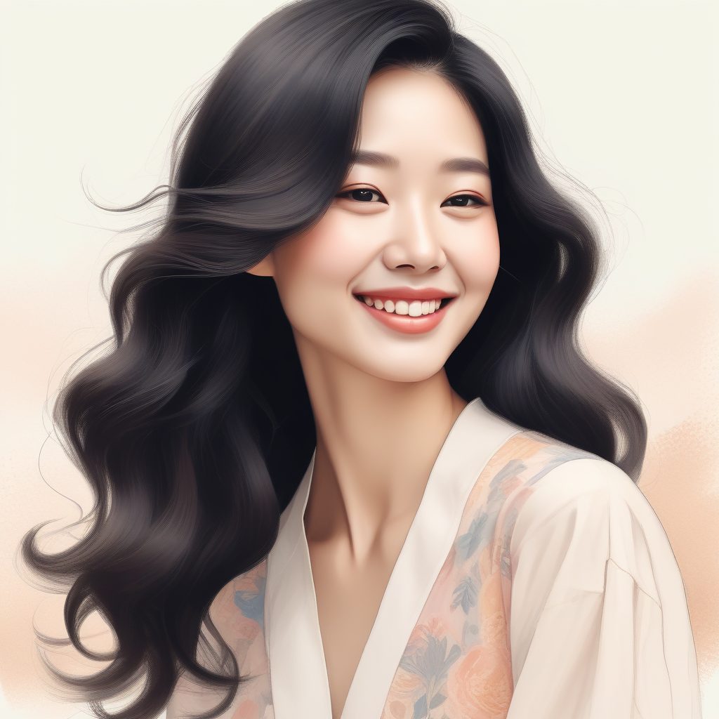 🌸日韩风手绘时尚美少女头像！超适合做头像的插画风格🔥