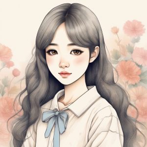 ✨日韩温柔氛围感AI头像｜治愈系手绘风少女超甜！