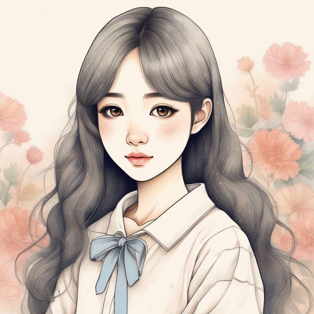 ✨日韩温柔氛围感AI头像｜治愈系手绘风少女超甜！