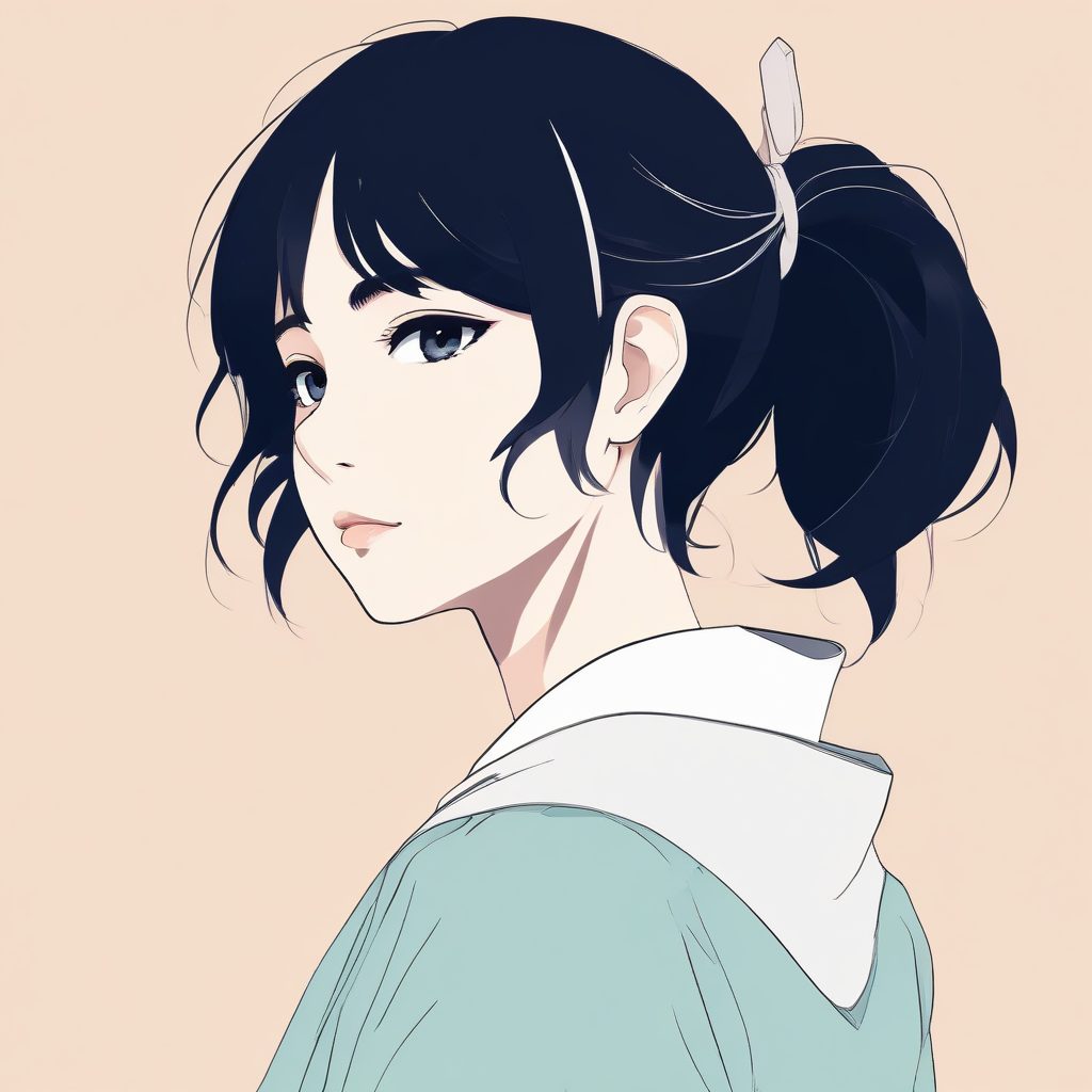 🔥日漫极简风头像 | 低饱和度单色人像背景空无一物