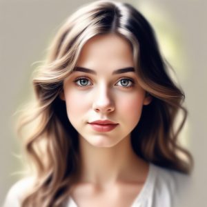 🫧 日系淡彩水洗风 | 治愈系美少女肖像，清透感溢出屏幕！