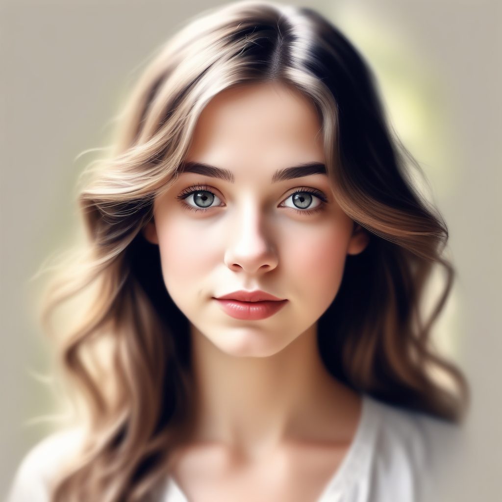 🫧 日系淡彩水洗风 | 治愈系美少女肖像，清透感溢出屏幕！