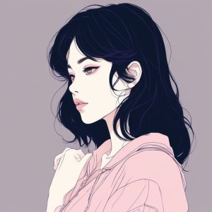 🫧日系复古风：低饱和度马卡龙色，慵懒侧脸肖像绝了！