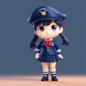 🎌日系JK制服Q版 | 元气满满的甜美校服女孩!🌸