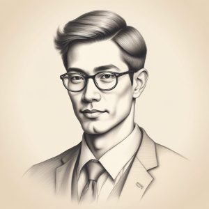 💫日系冷淡风极简铅笔手绘头像：温柔小姐姐的静谧时光