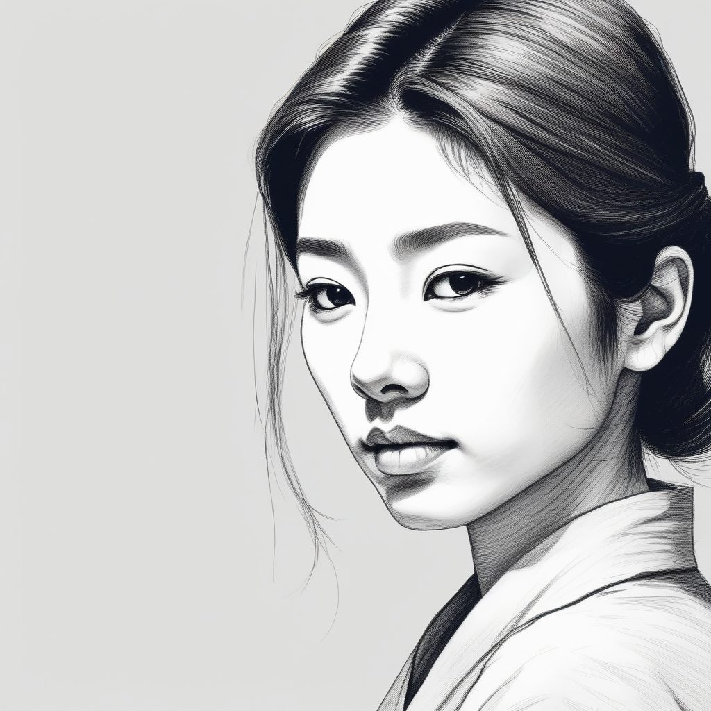 ✏️日系冷淡风极简铅笔素描：情绪感头像生成！
