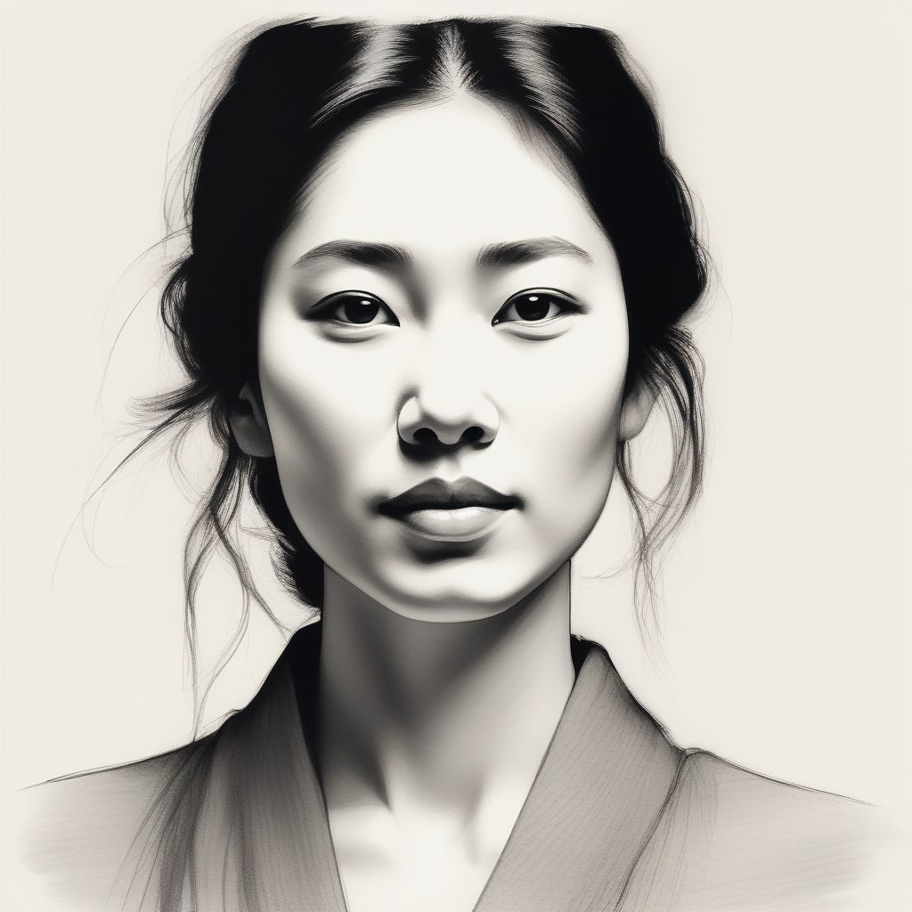 🔥日系冷淡风极简铅笔素描手绘头像 | 单色简约手账风格人像设计灵感