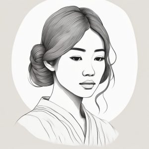 🌸日系手绘忧郁极简风头像 | 手绘风格个人头像设计神器🔥