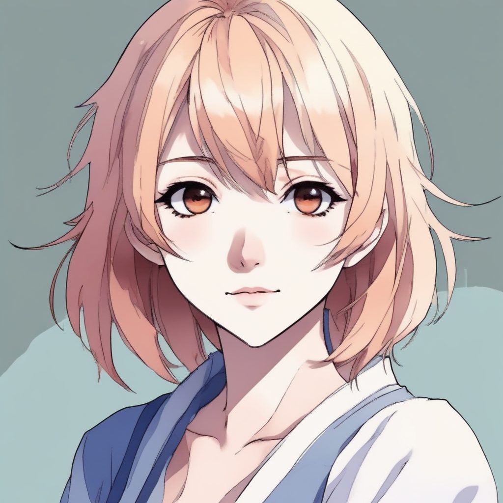 🌸日系透明水彩质感！极简动漫肖像头像分享✨